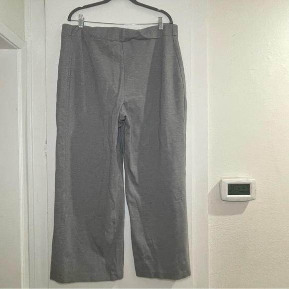 JONES & Co. Gray Women's Stretch Pants 2XL 27” inseam - Picture 2 of 8